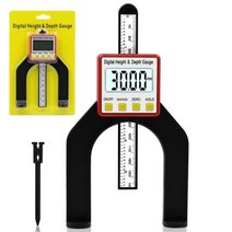 하이트 게이지 높이 측정기 디지털 테이블톱 깊이 목공용 잠금 나사 개 측정 장치 포함, Caliper package, Caliper package