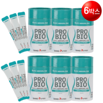 상아 쏙빠지는 프로바이오틱스 6박스 6개월분 180개 프롤린 비만균 억제 유산균 남성 여성 노인 청소년 포스트바이오틱스 유산균스틱 30포x6박스