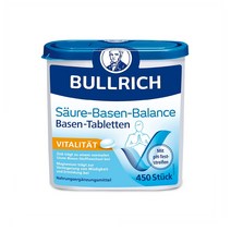 Bullrich 독일직구 불리히 산 염기 밸런스 균형 아연 미네랄 탄산수소나트륨 450정, 1개, 기본