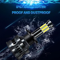 2pcs 높은 전원 Canbus 200W 자동 램프 H1 LED H7 H8 H9 9005 Led 헤드 라이트 전구 H4 8 사이드 조명, 03 H9, 01 6000K