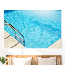 바다사진 물그림 바다액자 물사진 물멍 카페 감성 해변 창문 인테리어 캔버스 액자, 09.한여름 수영장