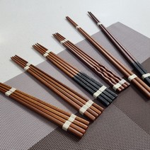 천연옻칠 엔틱 젓가락 4P