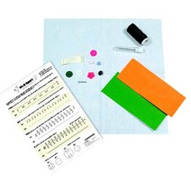 초등학생 미술 실과수업 기초 바느질배우기 연습용 세트 노인대학 미술놀이키트 초딩