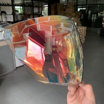 KYT NFJ에 적합한 KYT 하프 헬멧 선 바이저, revo red