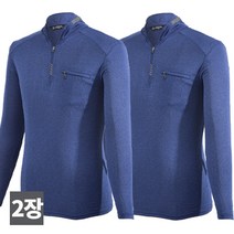 워킹맨 아울렛 2장세트 봄 가을용 기능성 스판티셔츠 작업복 현장복 등산복 아웃도어 티셔츠 빅사이즈 A218