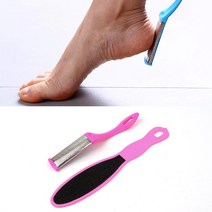 발 각질 뒷꿈치 굳은살 제거기 면도기 클리너 양면 2P