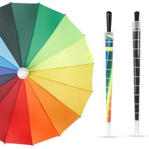빗물 캡 일체형 장우산 우산 커버 마개 11색상 자바라우산