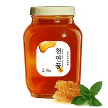 국산꿀 강원도 천연벌꿀 산벚나무꿀 산벚꿀 2.4kg, 단품