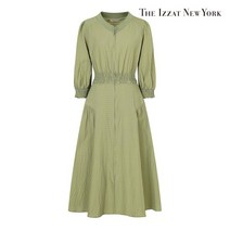 더아이잗뉴욕 더아이잗 스모킹 집업 크링클 원피스 IN5M0OP82