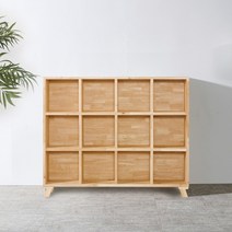 [엣지퍼니처]파인 삼나무 콤비 3단 12칸 책장, 공통