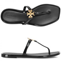 Tory Burch 토리버치 TORY BURCH 로고 137704 013 젤리 샌들 플립플랍