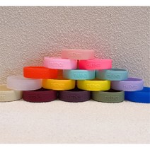 1+1 텀블러 실리콘 보호 커버 바닥 보호 미끄럼 방지 고무 커버 범퍼, 민트