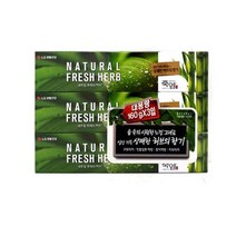 상쾌한 허브향 죽염치약 160gX3P 딥프레쉬치약 구취케어 유해성분없는치약, 1개, 죽염치약160그램X3P