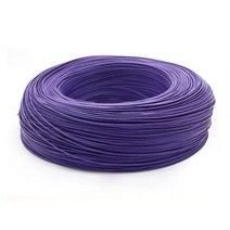 전선 PVC 절연 램프 조명 구리 케이블 LED DIY 라인 600V 2M/5M 24 22 20 18 16 14 12 10 8 AWG UL1015, 02 Purple_01 5m_03 18AWG