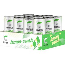 CELSIUS 셀시어스 레몬 스파클링 에너지드링크 355ml 12캔, 1개