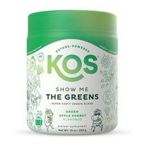 코스 클로렐라 스피루리나 밀싹 케일 블렌드 그린 애플 셔벗 285g, 285g x 1개