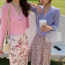 fulibs신상핫 2020 새로운 니트 카디건 여성 짧은 모든 일치 단색 긴 소매 높은 허리 니트 셔츠 탑 작은 코트