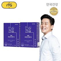 안국건강 안국건강 듀얼 초임계 rTG 알티지 오메가3 30캡슐 2박스(2개월분), 상세 설명 참조, 단일옵션