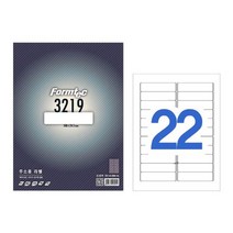 폼텍라벨 22칸100매 LS-3219물류관리용 100X24.5mm