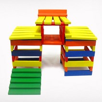 유아 놀이수학학습 교구 카프라블럭 활용집세트 3살 나무교구 3세 유아동