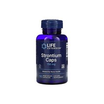 Life Extension Strontium Caps 250mg 90 Vegetarian 캡슐