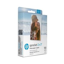 HP Sprocket 스프로킷 2x3인치 프리미엄 사진용지 100매 스프로켓 포토프린터 오리지날버전 호환, 포토 페이퍼 HP Sprocket _100팩