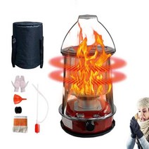 로터리난로 로터리히터 석유곤로 미니등유난로 야외 캠핑 스토브 가스 히터 스토브 대용량 등유 난방 스토브 밥솥 가스 히터 캠핑 장비 텐트, 빨간색