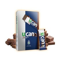 UCAN 에너지 스낵바 초콜릿 퍼지 올 내추럴 저설탕 비GMO 글루텐 프리 케토 친화적 (12팩 1.4온스)