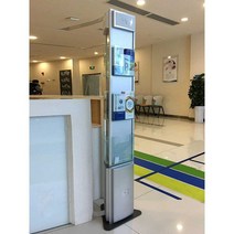 회전식 잡지꽂이 매거진 랙 책 진열대 수납 선반 철제, A4