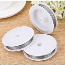 [정글스튜디오] 와이어 줄 악세사리 공예 도구 썬캐쳐 자개모빌 재료 DIY 원예 철사 공예용 철사, 와이어0.6mm
