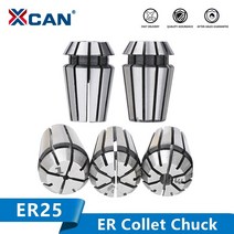 XCAN ER25 콜렛 클램프 척 1.0 16.0mm CNC 라우터 도구 홀더 CNC 선반 머신 밀링 도구 용 스프링 콜렛 척, 1pc ER25-1l4