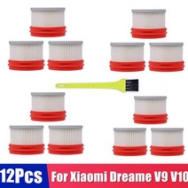 AI멀티 클린샤오미 Dreame V9 V9B V10 가정용 무선 핸드 헬드 지능 청소기 액세서리 Hepa 필터 롤러 브러시, 05 12Pcs