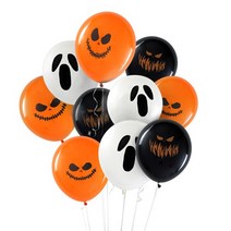 할로윈 페이스풍선 10입