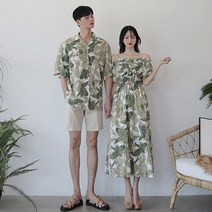 휴가커플룩 하와이 원피스 여름휴가 보라카이 사진잘나오는