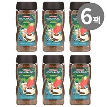하이그라운드 인스턴트 커피 미디움 로스트 디카페인 100g, 6개