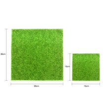 1Pcs 30/15cm 인공 잔디 정원 매트 카펫 러그 풍경 패드 웨딩 홈 발코니 바닥, [01] 1Pcs Square meter, [01] 20mm 30X30CM