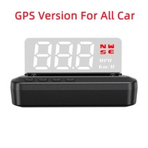 차량용hud 헤드업 디스플레이 C100 OBD2 GPS 자동차 속도 알람 프로젝터 미러 운전 온보드 HUD 헤드 업 컴퓨터 전자 액세서리, [02] GPS Version
