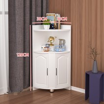 좁은집 원룸 모던 거실 인테리어 깔끔한 선반 가구 주방 모서리 감성, 화이트30x30x120, 조립하다.