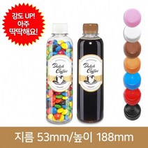 페트병 더치300ml(A)브릿지마개 28파이, 흰색, 1개