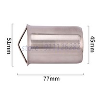 51mm 60mm 촉매 범용 오토바이 배기 파이프 이스케이프 머플러 소음기 삽입 db 킬러 요시무라 소음 제거, 1개