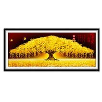 황금나무A 보석십자수 전체수 보석비즈(사은품 증정), 210x85, 겨울(D)