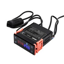 온습도계 AC 110V 220V 12V 24V 디지털 온도 습도 컨트롤러 온도계 습도계 인큐베이터 제습기 온도 조절기 습도 조절기, 터치 패널, 04 Touch Panel