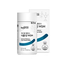 지쿱 제너럴 밸런스 식물성 MSM/식약처인증/관절연골