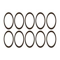 Sterling Seal OR75BRNVI045X10 045 75D O-Ring FKM/Viton Brown (Pack of 10), 1