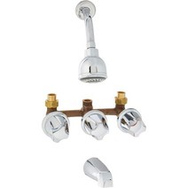 피스터 LG01-31103 터브&샤워 수도꼭지 메탈 노브 손잡이 광택 크롬, Polished Chrome