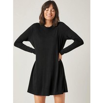 하객 가을 상견례 베이식 플레인 드레스