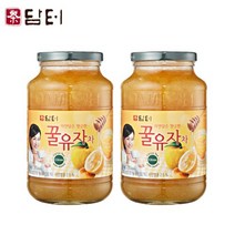 담터 꿀유자차 1kg+1kg 안전포장배송, 단일속성