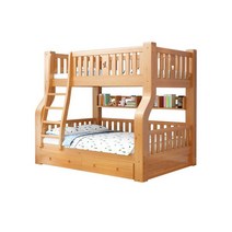 벙커침대 퀸 2층 SS 수납 철제, 2단서랍사다리장책장매트리스2상부160하180