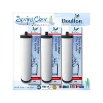 3팩 - Doulton M15 Ultracarb Franke Triflow 호환 필터 카트리지(이 제품에 대한 수입 관세 또는 세금 없음)