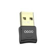 Windows 11/10/8.1/8/7/XP/Vista/XP와 호환되는 PC 노트북 데스크톱 키보드 마우스 헤드셋 스피커 스마트폰 태블릿용 USB 블루투스 동글 QGOO 4.0 어, 1개